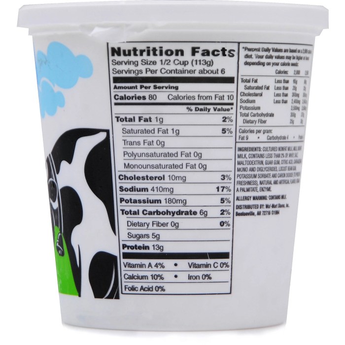 Cottage cheese nutrition nonfat