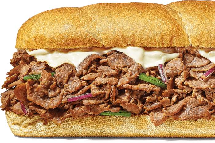 Steak egg and cheese subway nutrition