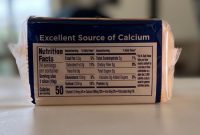 Slice of american cheese nutrition facts