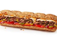 Subway steak egg cheese menu print item